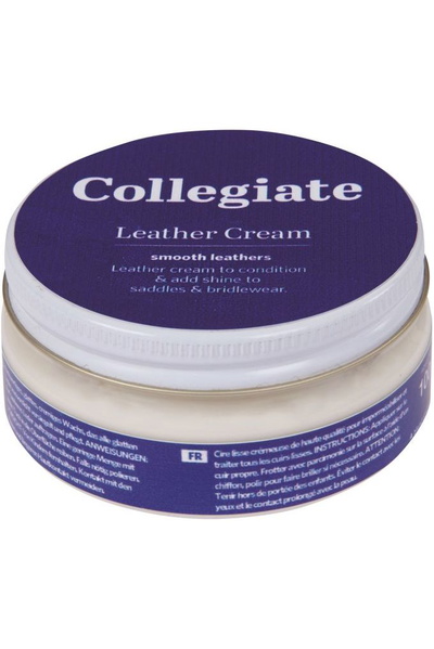 Collegiate Lederen Crème