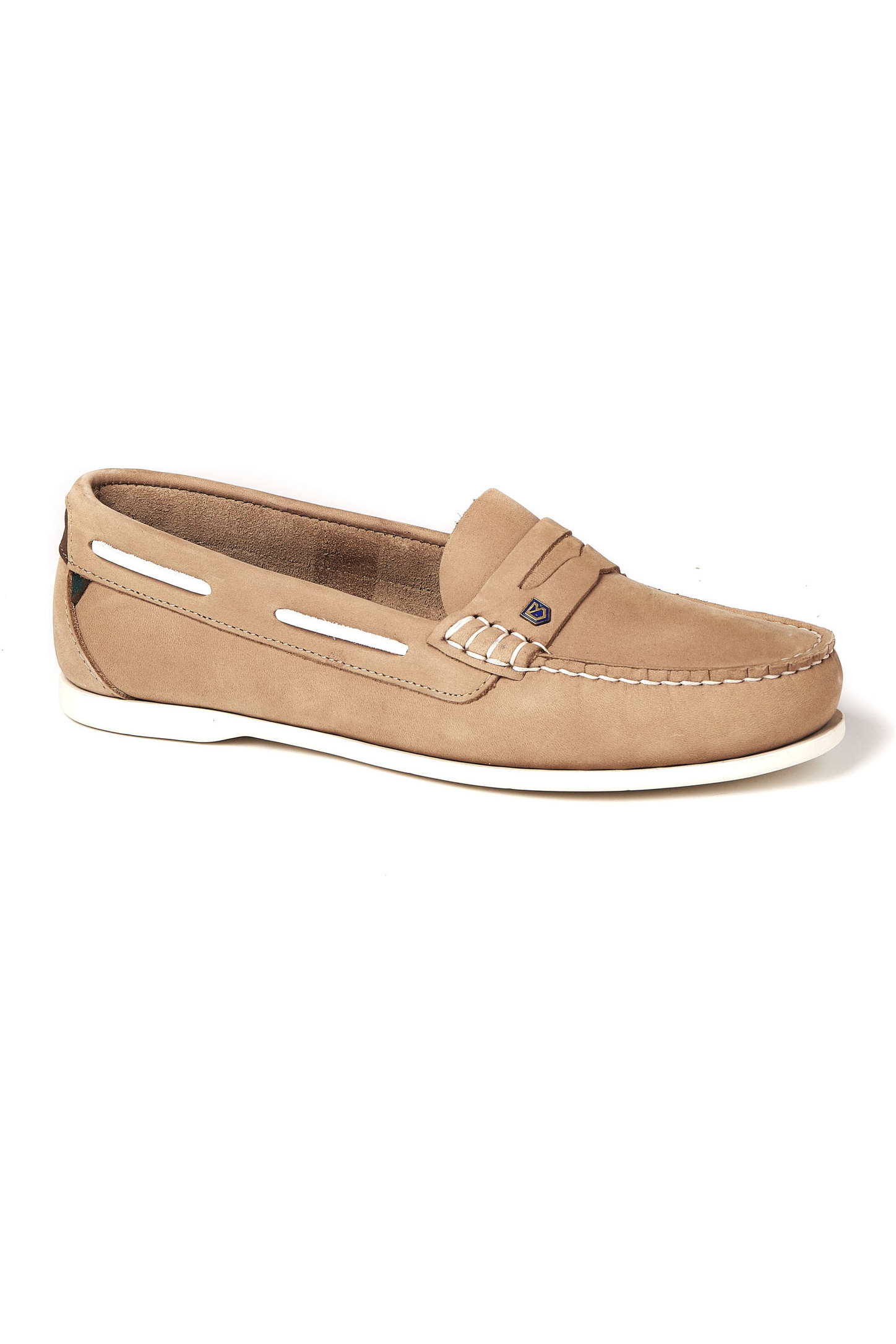 Dubarry Womens Belize Deck Shoe Beige The Drillshed