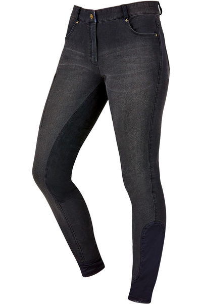 Dublin Womens Shona Full Suede Seat Denim Breeches