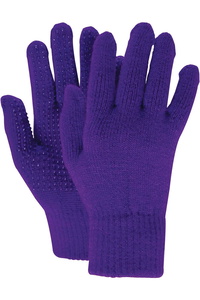Dublin Kinder Pickel Griff Reithandschuhe - Dunkelviolett