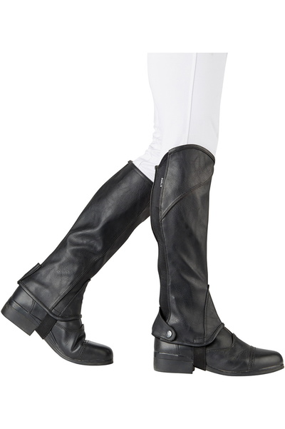 Dublin Stretch Fit Half Chaps Black