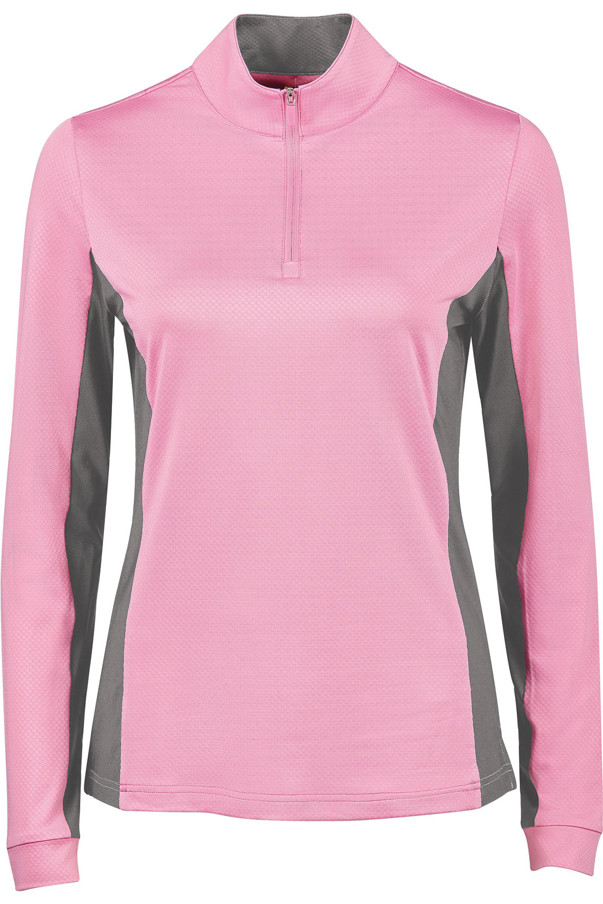 Long Sleeve Tech Top Riding Shirt Fuchsia Pink, X-Large CDT Dublin Airflow Comfort Dry