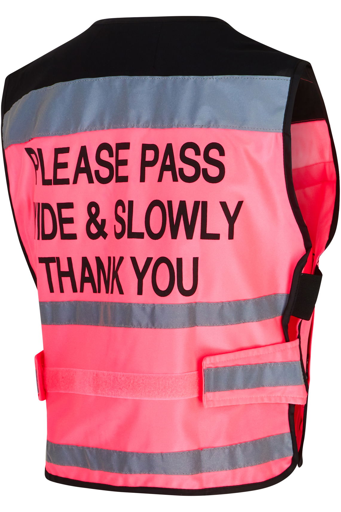 Equisafety PPWS Air Adjustable High Viz Waistcoat – Pink/Black, Medium, Waterproof & Breathable For Horse Riding