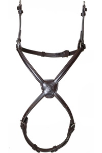 Henry James Double Buckle Figure 8 Grackle Noseband NB5 - HJ - Brown