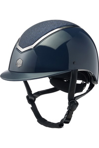 2026 Charles Owen Unisex Kylo Standard Peak Riding Helmet KYLOC - Navy Gloss / Zinn