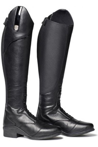 Mountain Horse Damen Veganza Lange Reiten Stiefel 022120100 - Black