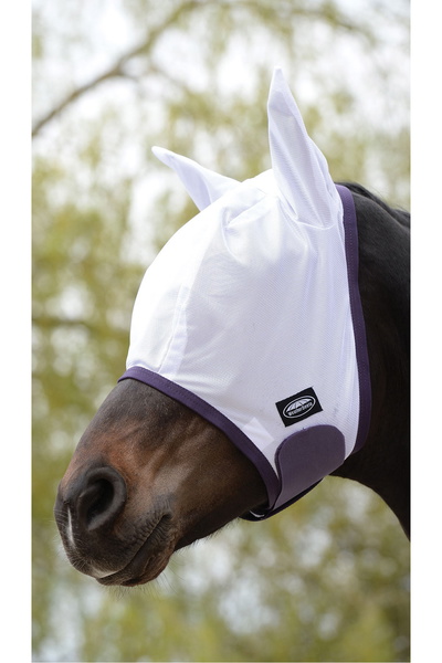 WeatherBeeta Comfitec Essential Mesh Fly Mask White / Purple