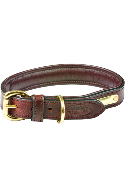 WeatherBeeta Collier De Chien En Cuir Matelassé