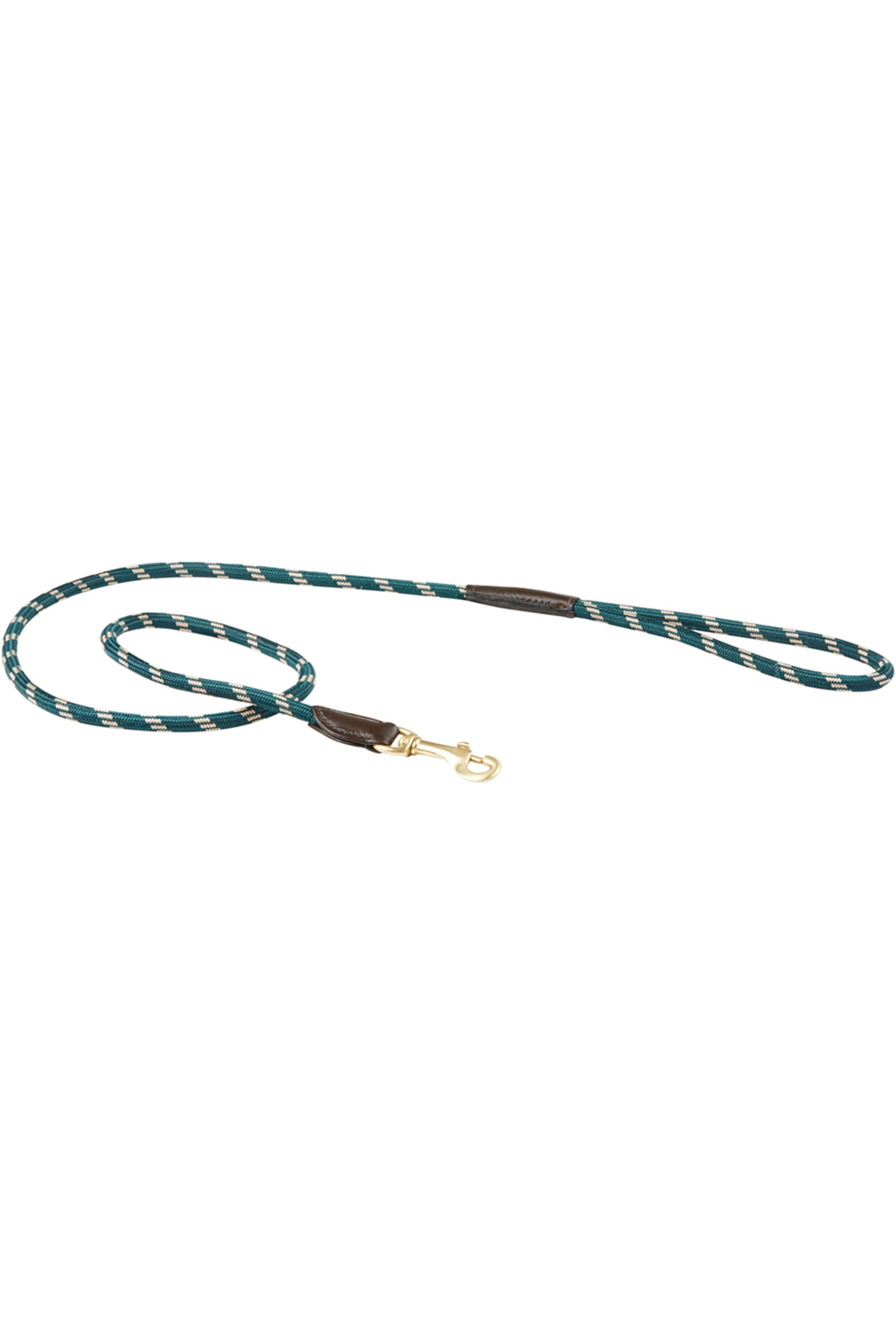 Eta Rope Weatherbeeta Rope Leather Dog Lead 1001701 - Hunter Green - Dogs | The ...