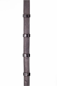 Henry James Calfskin Supergrip Reins with Stoppers RR9 - Brown