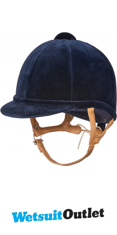 Charles Owen Fian Riding Hat Navy Flesh Harness The Drillshed