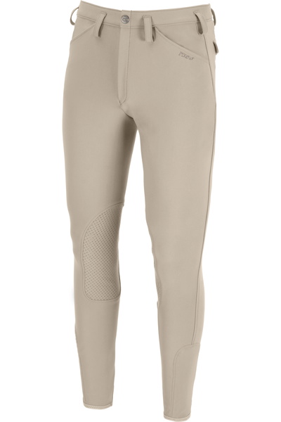 Pikeur Mens Rodrigo Full Seat Grip Knee Patch Breeches -Vanilla