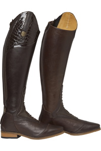 Mountain Horse Damen Souverän LUX Groß Reiten Stiefel 02143 - Dark Brown