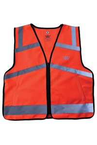 2024 Woof Wear Hi Vis Riding Vest VZ - Hi Viz Orange