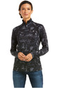 Ariat Damen Sunstopper 2.0 Unterhemd Mit 1/4-Reiverschluss 10039353 - Tintentoile