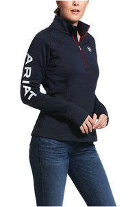 Ariat Womens 1/2 Zip Team Sweatshirt 10030527 - Navy