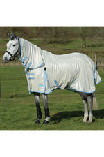 Hy PROTECT FULL NECK FLY RUG GREY CORAL