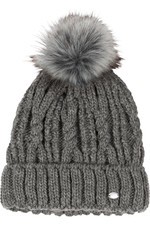 2021 Pikeur Faux Fur Bobble Hat 8845 - Middle Grey