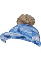 2022 Weatherbeeta Marble Hat Silk 1009482 - Blue Swirl