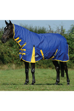Weatherbeeta Comfitec Essential Combo Neck Lite Plus Turnout Rug 6ft3 Navy/Silver/Red 