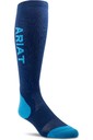 2023 Ariat Ariattek Performance Socks 10043930 - Navy / Mosaic Blue