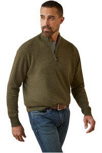 2023 Ariat Mens Bolinas Sweater 10046337 - Earth