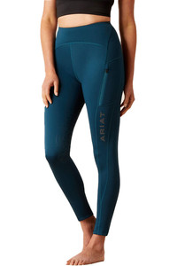 2023 Ariat Womens Venture Thermal Half Grip Riding Tights 10046178 - Reflecting Pond