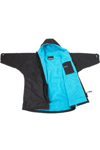 2023 Dryrobe Junior Advance Long Sleeve Change Robe V3 V3KSLSDA - Black / Blue