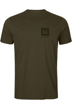2023 Harkila Mens Gorm Short Sleeve T-Shirt 160107129 - Willow Green