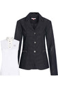 2023 Imperial Riding Womens Air Mesh Brilliant Competition Blazer & Triumph Sleeveless Competition Top CBCT24 - Black / White