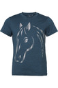 2023 Mountain Horse Childrens U&I Tech T-Shirt 0454004 - Navy