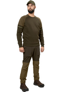 2023 Seeland Mens Cross Sweatshirt 150207822 - Pine Green
