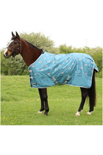 2022 Hy Equestrian StormX Original Competition Ready 50 Turnout Rug hysocr - Steel Blue / Grey