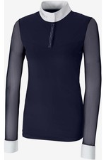 2022 Pikeur Womens Elonie Long Sleeve Competition Shirt 131100 241 390 - Night Sky