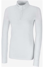2022 Pikeur Womens Elonie Long Sleeve Competition Shirt 131100 241 010 - White