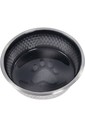2022 Weatherbeeta Non-Slip Stainless Steel Shade Dog Bowl 1001577005 - Black