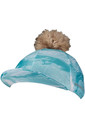 2022 Weatherbeeta Hat Silk 1009482006 - Turquoise Swirl
