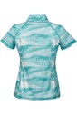 2022 Weatherbeeta Womens Ruby Printed Short Sleeve Top 1009343023 - Turquoise Swirl