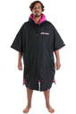 2022 Dryrobe Advance Short Sleeve Premium Outdoor Change Robe ASDABB - Black / Pink