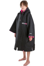 2022 Dryrobe Advance Long Sleeve Premium Outdoor Change Robe LSDABB - Black / Pink