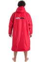 2022 Dryrobe Advance Long Sleeve Premium Outdoor Change Robe LSDABB - Red / Grey
