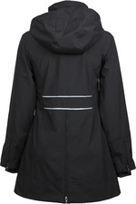 2022 Dublin Womens Remy Showerproof Soft Zip Jacket With Hood 1010962002 - Black