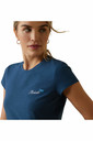 2023 Ariat Womens Logo Script T-Shirt 10043442 - Deep Petroleum