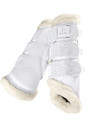 2023 Eskadron Glossy Crystal Saddle Cloth & Mesh Evo-Wool Tendon Boots Bundle 218131555131 - White