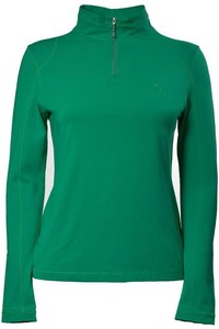 2022 Dublin Womens Giana 1/4 Zip Base Layer Long Sleeve Top 1010948010 - Emerald