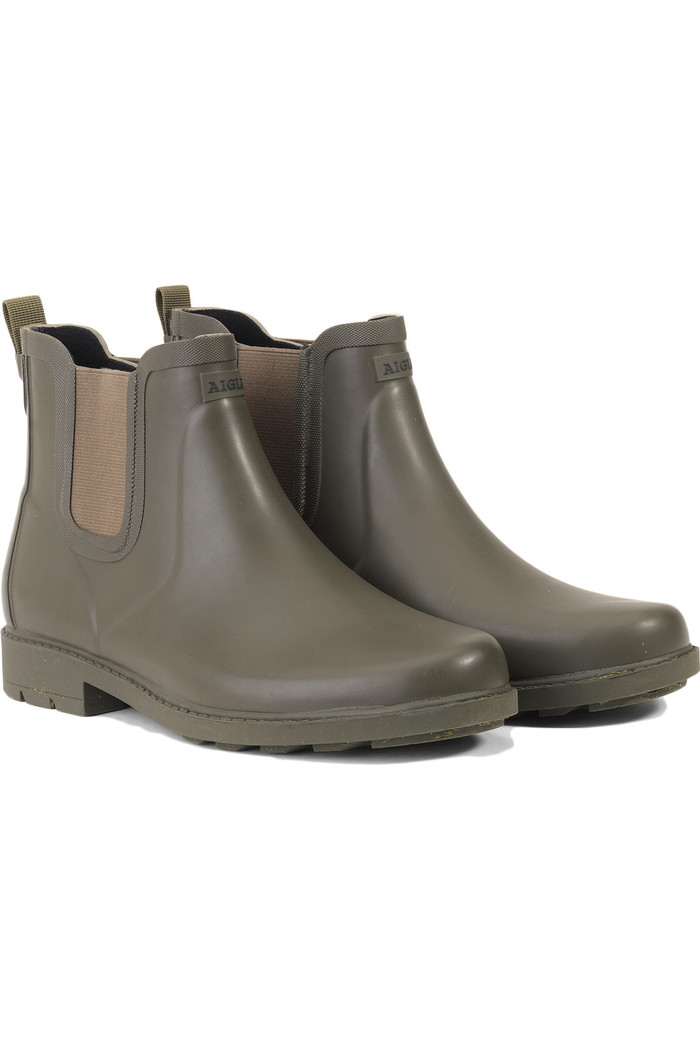 2021 Aigle Womens Carville Ankle Wellie Boot Khaki