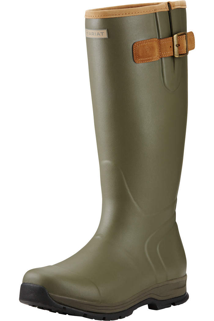 Ariat Mens Burford Wellies - Olive Green | boots | The Drillshed
