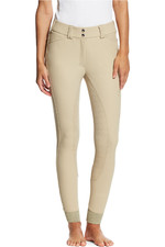 Ariat Womens Tri Factor Grip Full Seat Breeches Tan