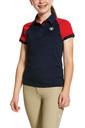 Ariat Youth Team 3.0 Button Polo - Navy