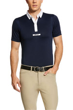 Ariat Mens Tek Short Sleeve Show Shirt 10030557 - Navy